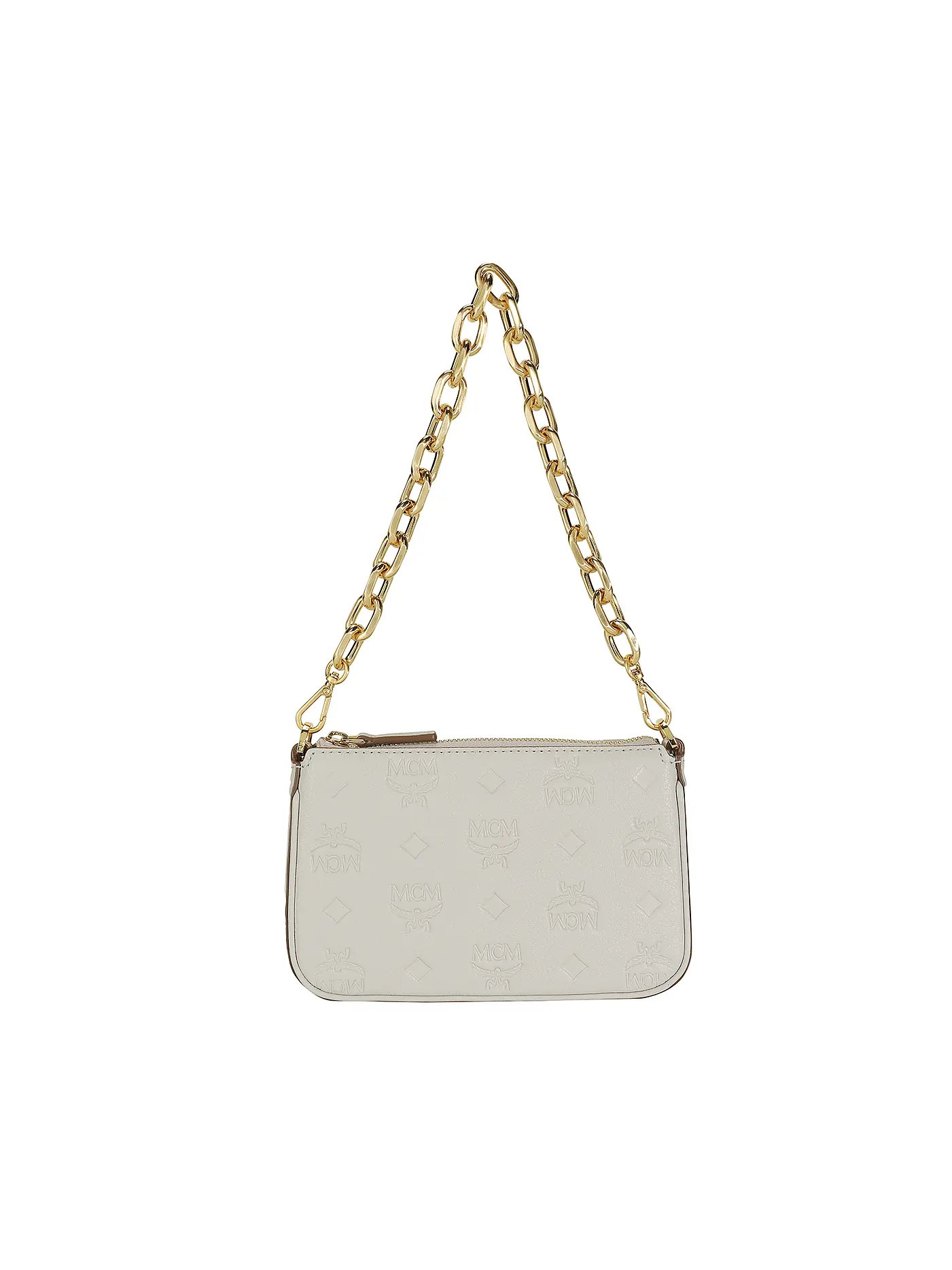 MCM | Ledertasche - Pouch AREN  Mini | creme